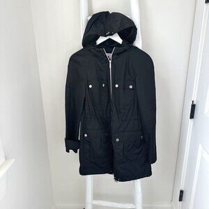 Calvin Klein Women's Black Trenchcoat Windbreaker Jacket Sz S